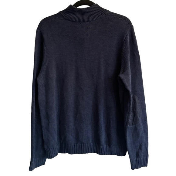 J.McLaughlin Navy Cotton & Linen Sweater, Size M - Picture 4 of 6